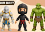 create 3d low poly character modeling, rigging for game assets and animation
